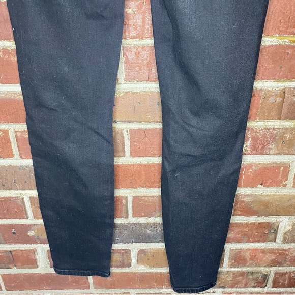 7 for all mankind B(air) sparkly coated black denim pants Size 27 - Picture 6 of 9
